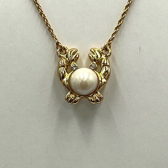 NWT Kate Spade New York Make A Splash Cream Pearl Pendant Gold Tone Necklace - Picture 4 of 13